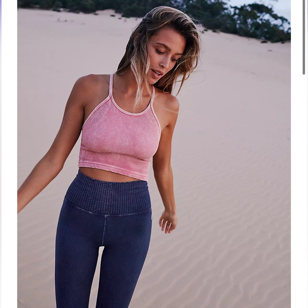 Free People Movement High-Rise 7/8 Length Good Karma Leggings